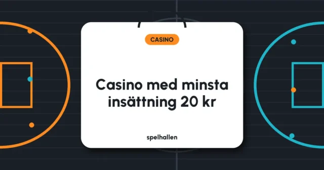 Casino med minsta insättning 20 kr