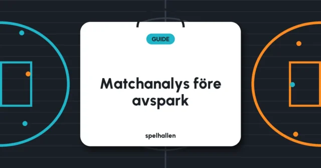 Matchanalys före avspark